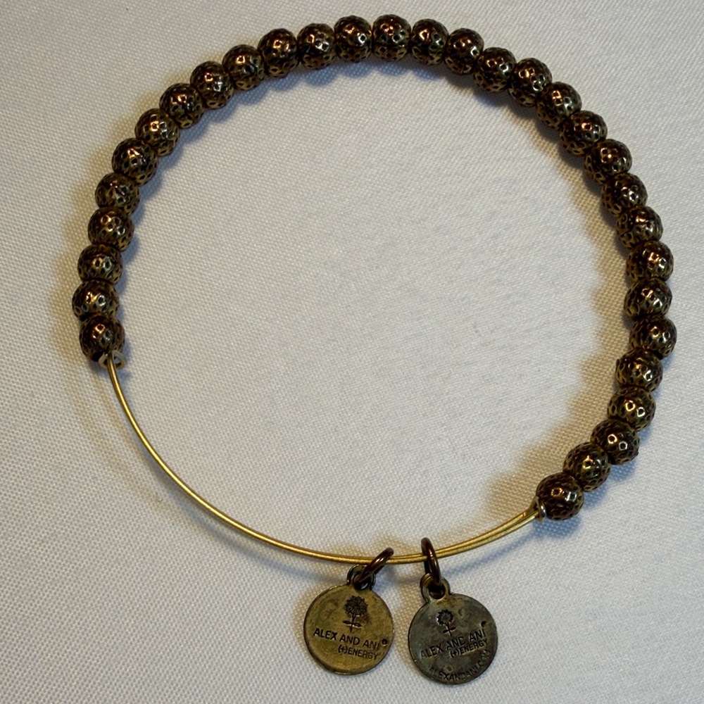 Alex and Ani Metallic Beaded Bracelet